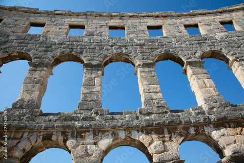 Pula. Roman amphitheater.