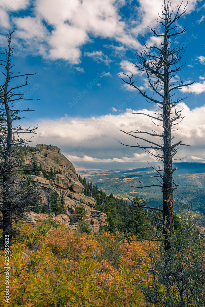 Rocky viewpoint in the mountains Rocky viewpoint in the mountains