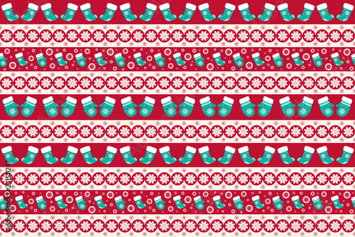Merry Christmas pattern seamless. Christmas wallpaper. Endless texture for gift wrap, wallpaper, web banner background, wrapping paper and Fabric patterns.