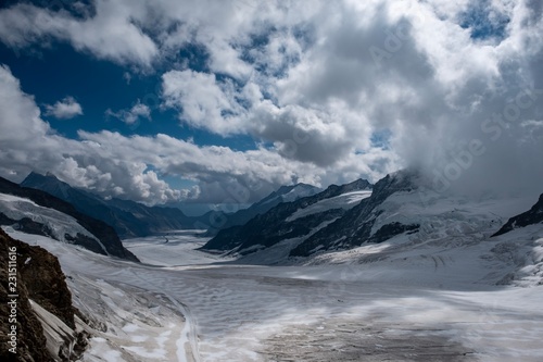 Globale Erw  rmung  Klimawandel  Aletsch Gletscherschmelze  Berner Oberland  Grindelwald  Schweiz