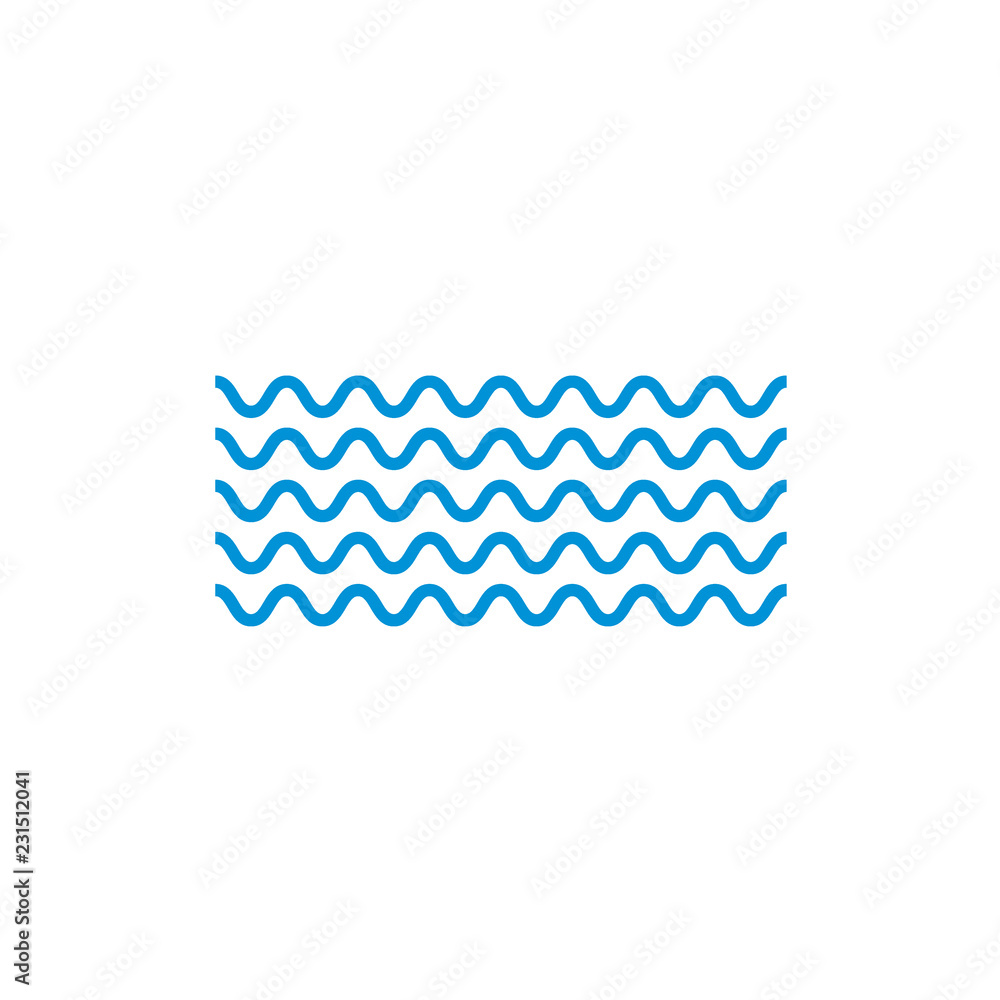 Wave icon vector . Vector abstract background Wave icon vector . Vector abstract background