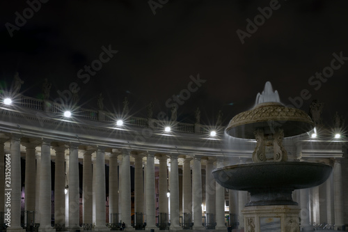 Fountain on St. Peter Square