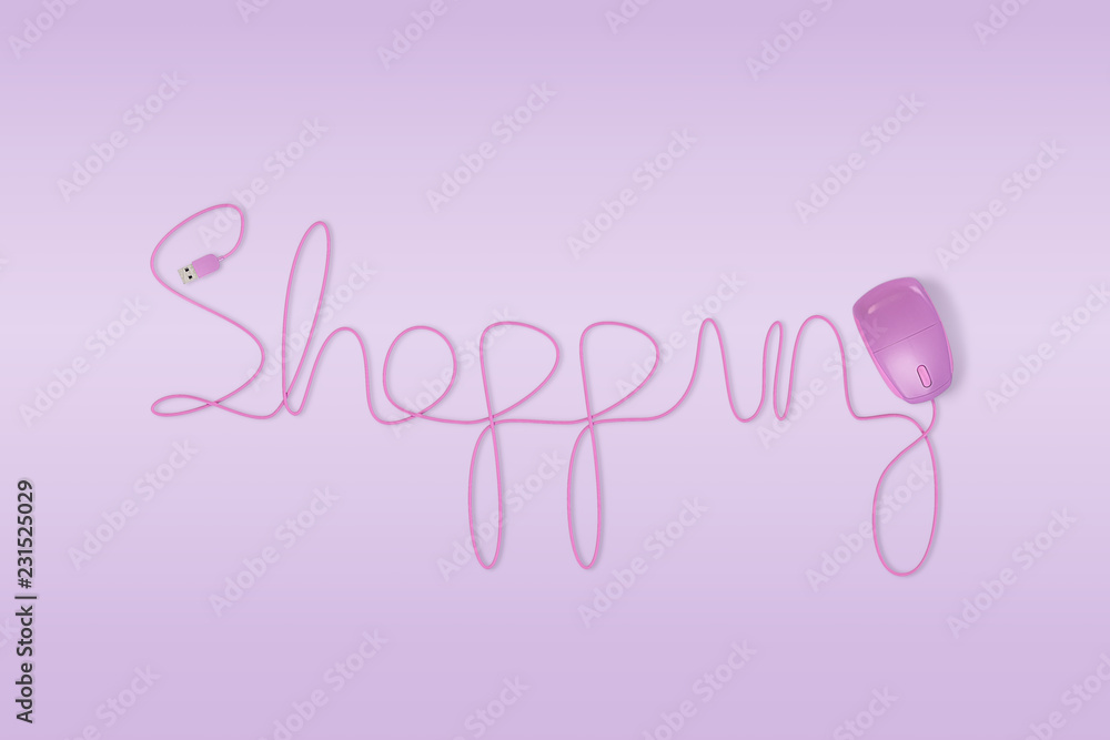 online shopping background