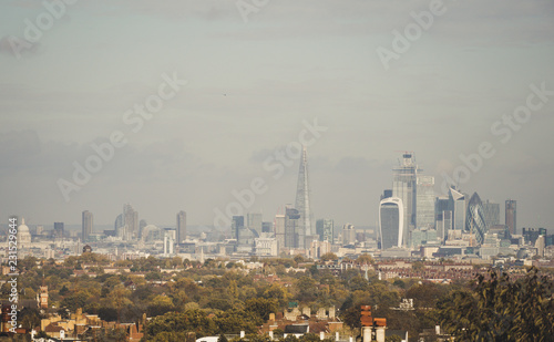 London skyline cityscape view