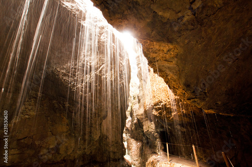 Wasserfall in der Partnachklamm, Garmisch-Partenkirchen, Deutschland photo