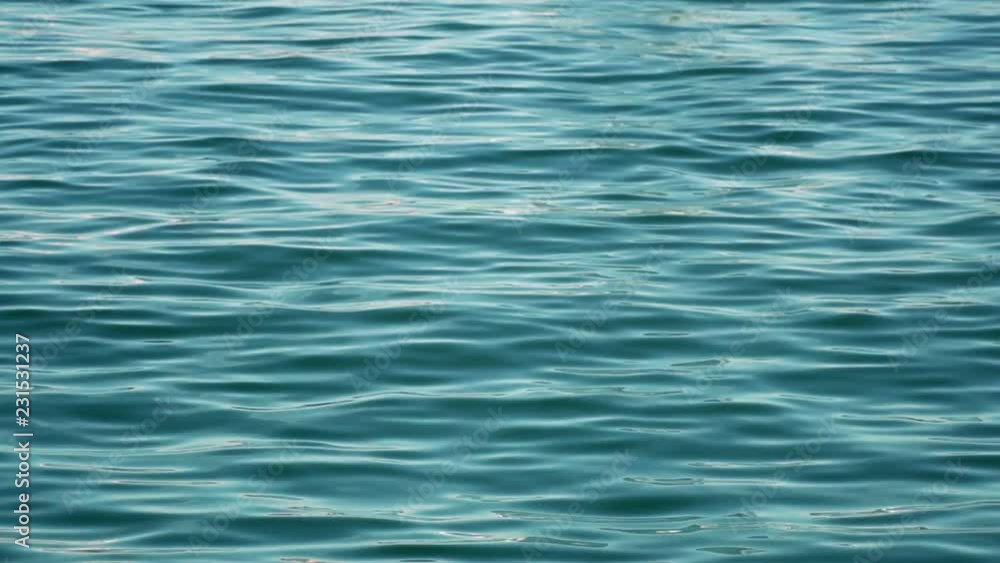 Close-up View of Water Surface in Slow Motion Close-up View of Water Surface in Slow Motion
