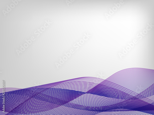 abstract vector waved line background