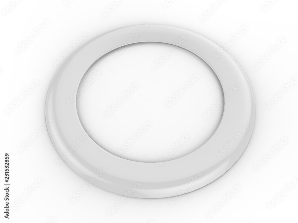 Blank Promotional Frisbee for branding. 3d render illustration. Blank Promotional Frisbee for branding. 3d render illustration.
