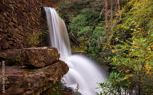 Silky smooth waterfall long exposure