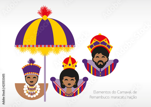 Rei, rainha e vassalo do Maracatu photo