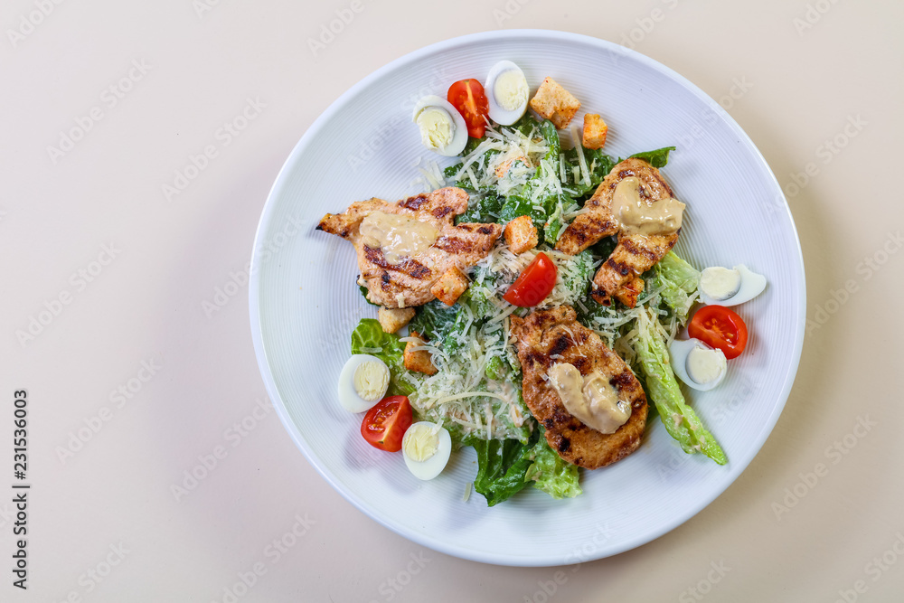 Caesar salad with chicken Caesar salad with chicken