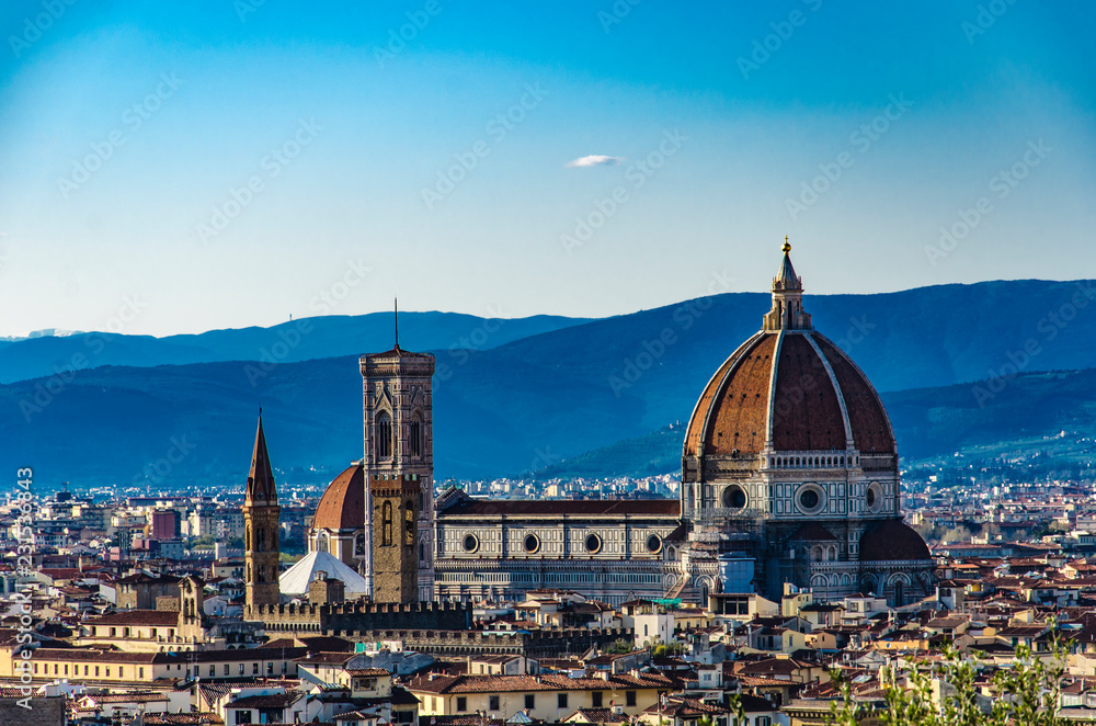 Santa Maria del Fiore cathedral in Florence, Italy