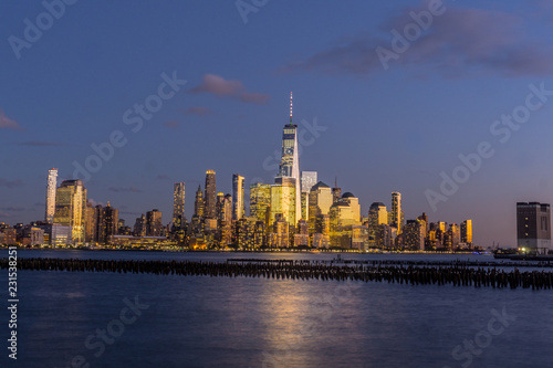 Evening view of Manhattan from Hoboken