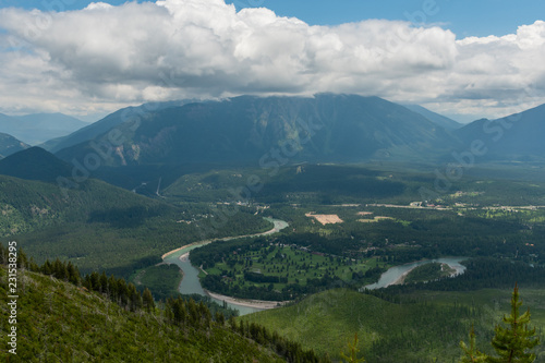 Photography Flathead River Winding Through Valley