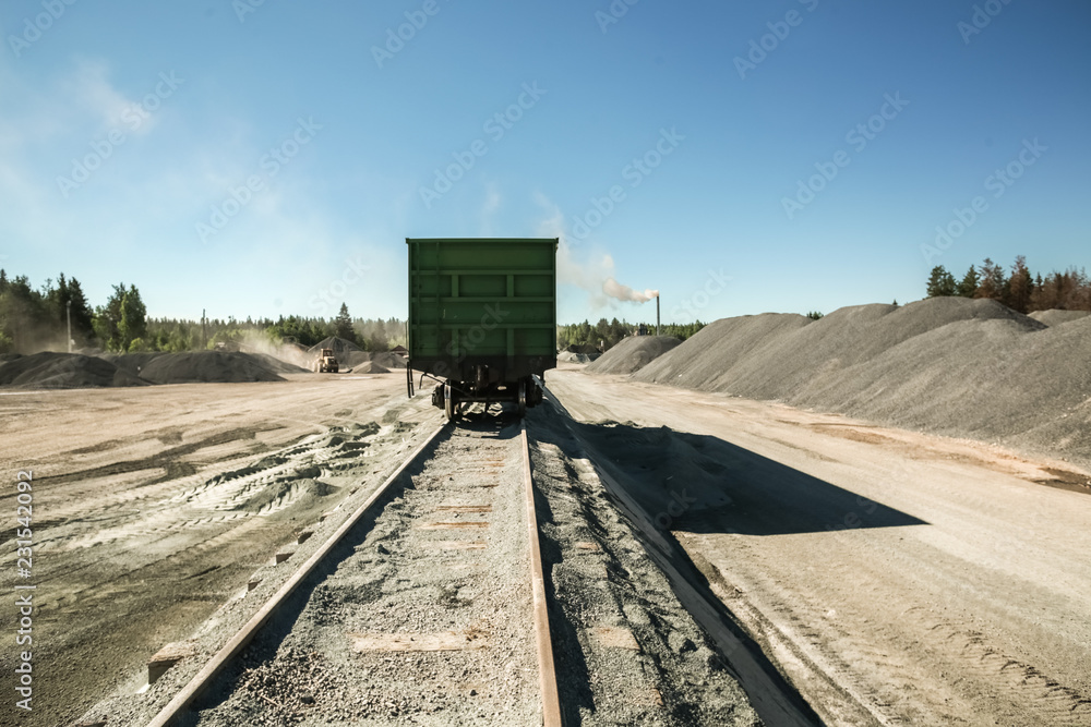 Fototapeta premium railway car