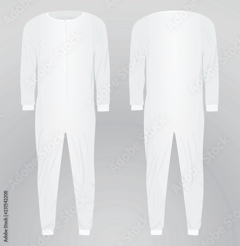 Man pajamas. vector illustration