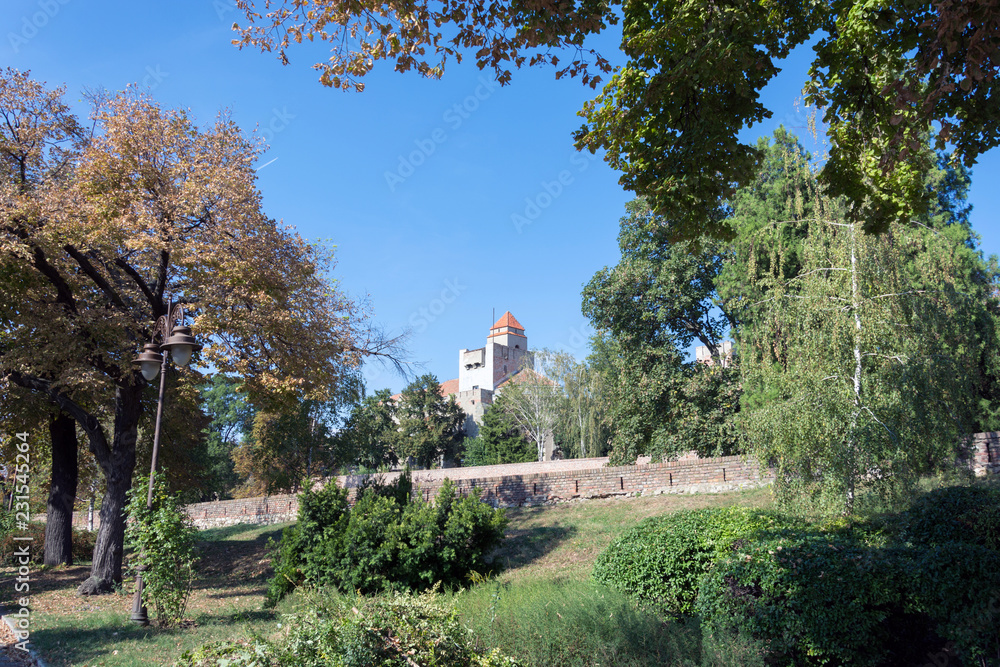 Obraz premium Kalemegdan fortress park and tower, Belgrade, Serbia