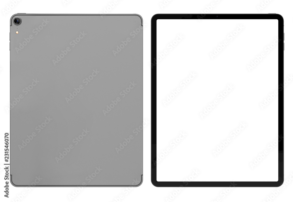 Tablet blank screen isloated Tablet blank screen isloated