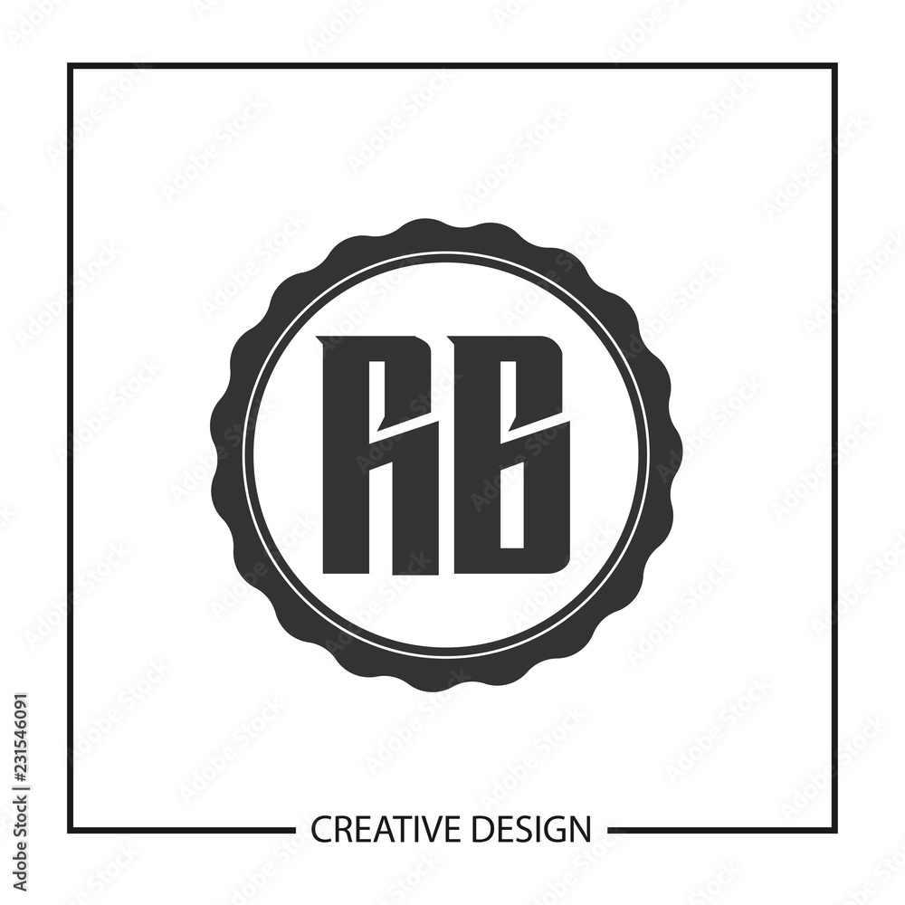 Initial Letter RB Logo Template Design Vector Illustration Initial Letter RB Logo Template Design Vector Illustration