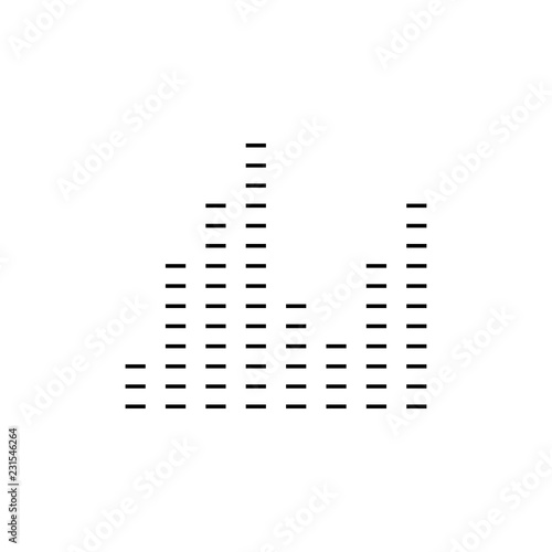 Equalizer linear icon. Equalizer concept stroke symbol design. Thin graphic elements vector illustration, outline pattern on a white background, eps 10.