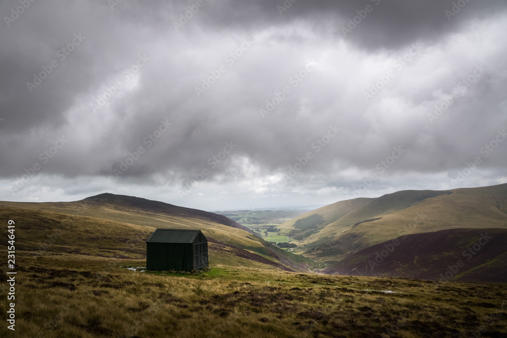 This shelter was more then welcome with rain pouring down in the Cumbrian Mountains England