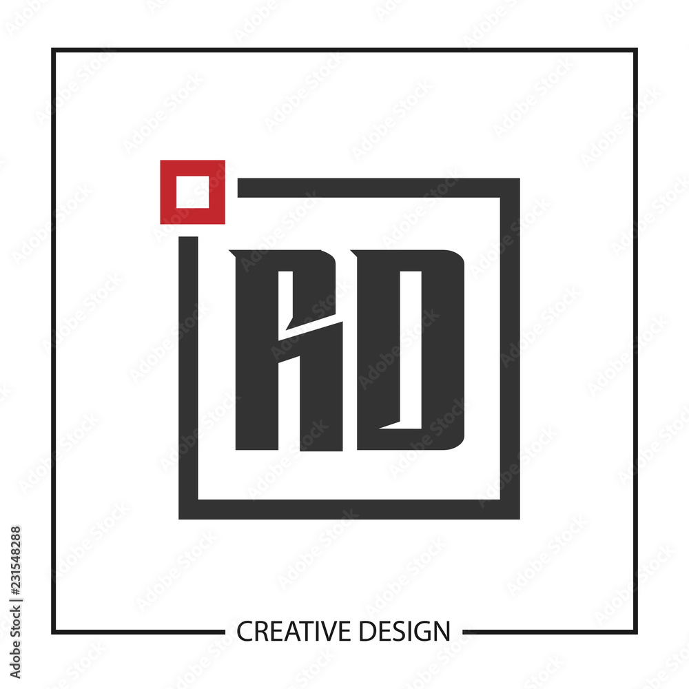 Initial Letter RD Logo Template Design Vector Illustration Initial Letter RD Logo Template Design Vector Illustration