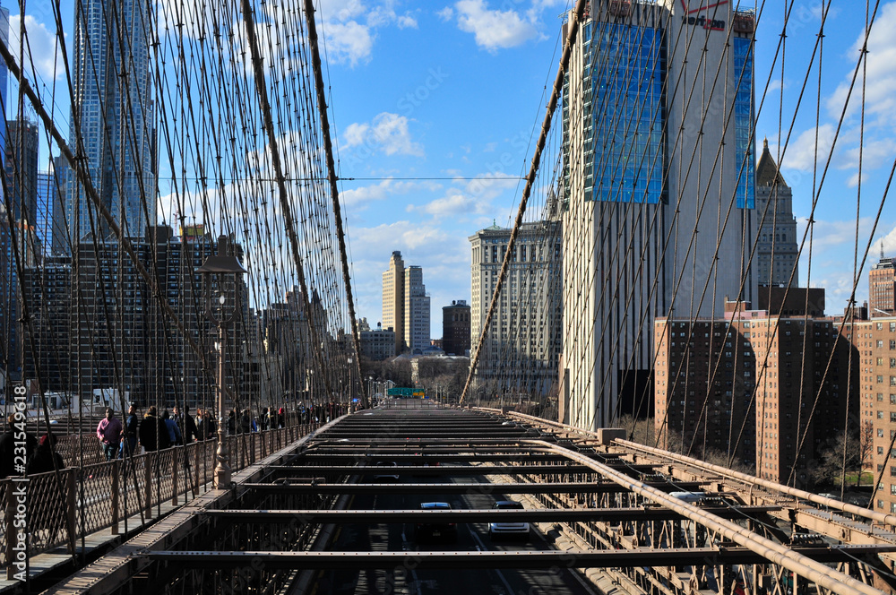 Obraz premium brooklyn bridge vue