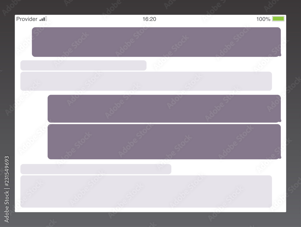 Messenger short message service bubbles. Text chat sms boxes. Empty messaging bubles template. Messenger short message service bubbles. Text chat sms boxes. Empty messaging bubles template.