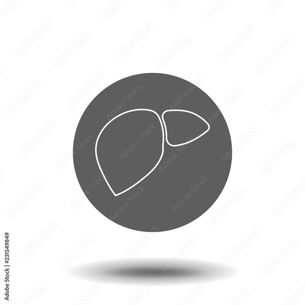 Human liver vector line icon isolated on white background. Detoxification concept. Human liver line icon for infographic, website or app. Icon designed on a grid system. Human liver vector line icon isolated on white background. Detoxification concept. Human liver line icon for infographic, website or app. Icon designed on a grid system.
