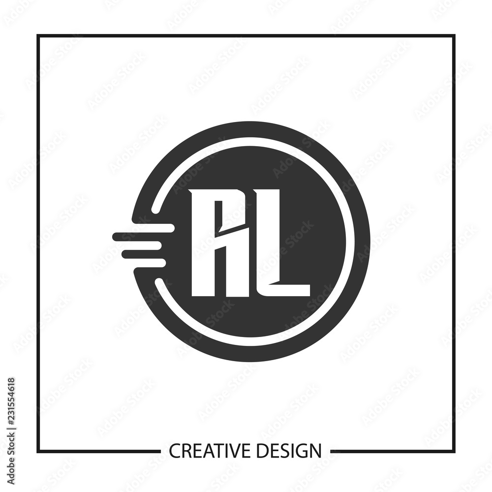 Initial Letter RL Logo Template Design Vector Illustration Initial Letter RL Logo Template Design Vector Illustration