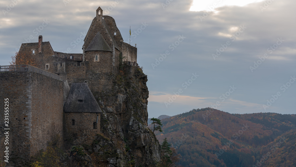 Burgruine Aggstein Panorama Burgruine Aggstein Panorama