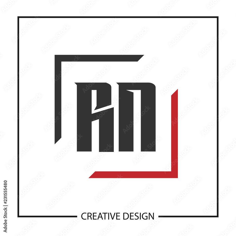 Initial Letter RN Logo Template Design Vector Illustration Initial Letter RN Logo Template Design Vector Illustration