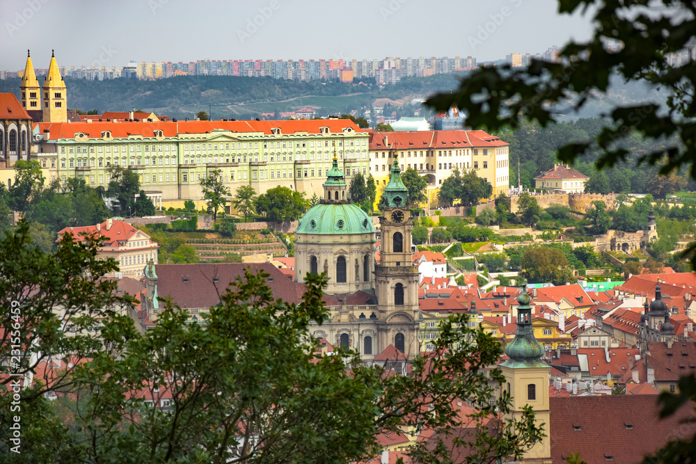 View of Prague from the mountain