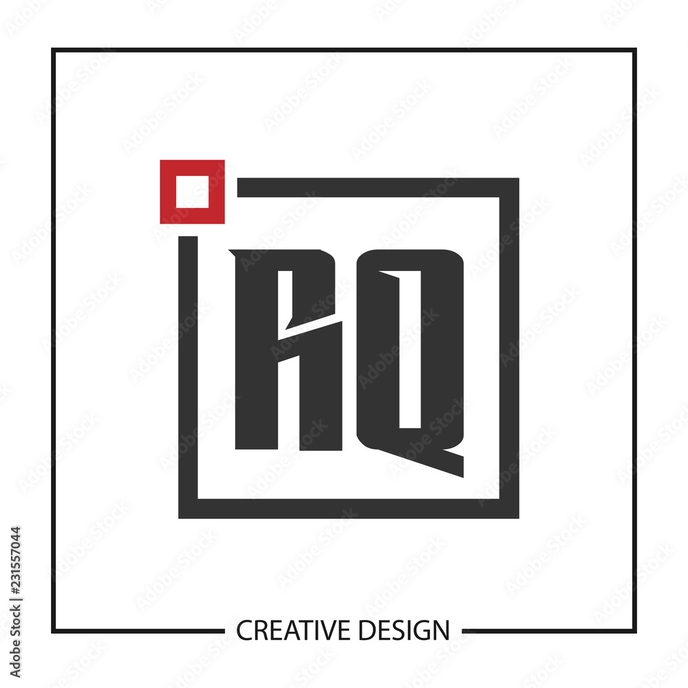 Initial Letter RQ Logo Template Design Vector Illustration Initial Letter RQ Logo Template Design Vector Illustration