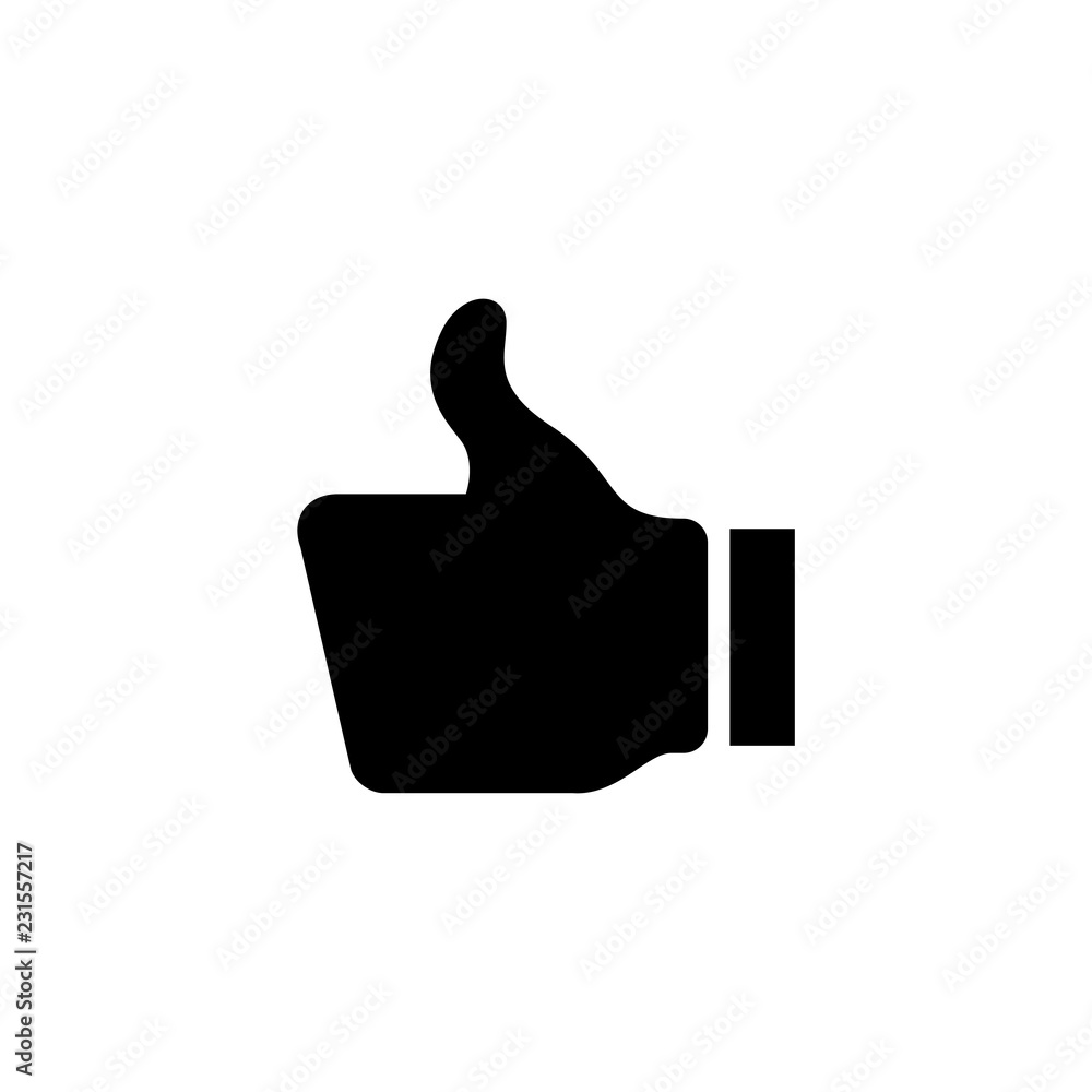 Thumb up symbol, finger up icon vector illustration Thumb up symbol, finger up icon vector illustration