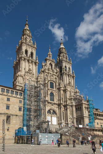 Santiago de Compostela Cathedral of Saint James, Spain.