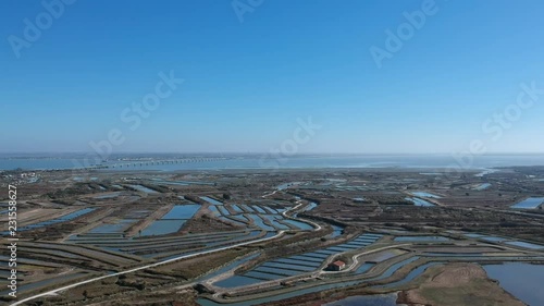 Vue des marais de l'ile d'Oléron