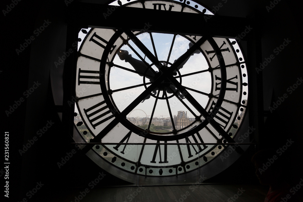 view from inside a clock