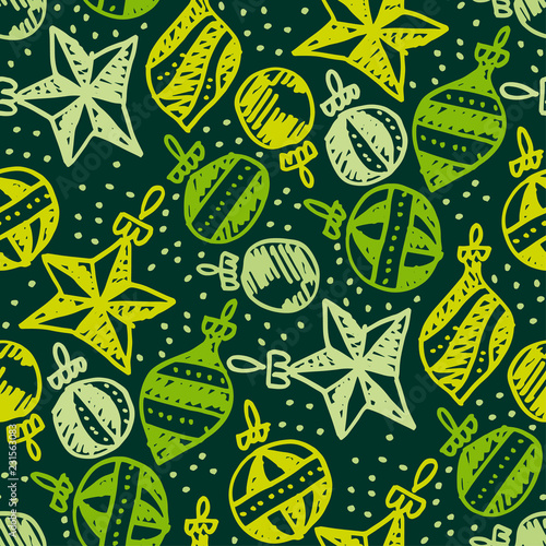 Colorful xmas tree baubles ...