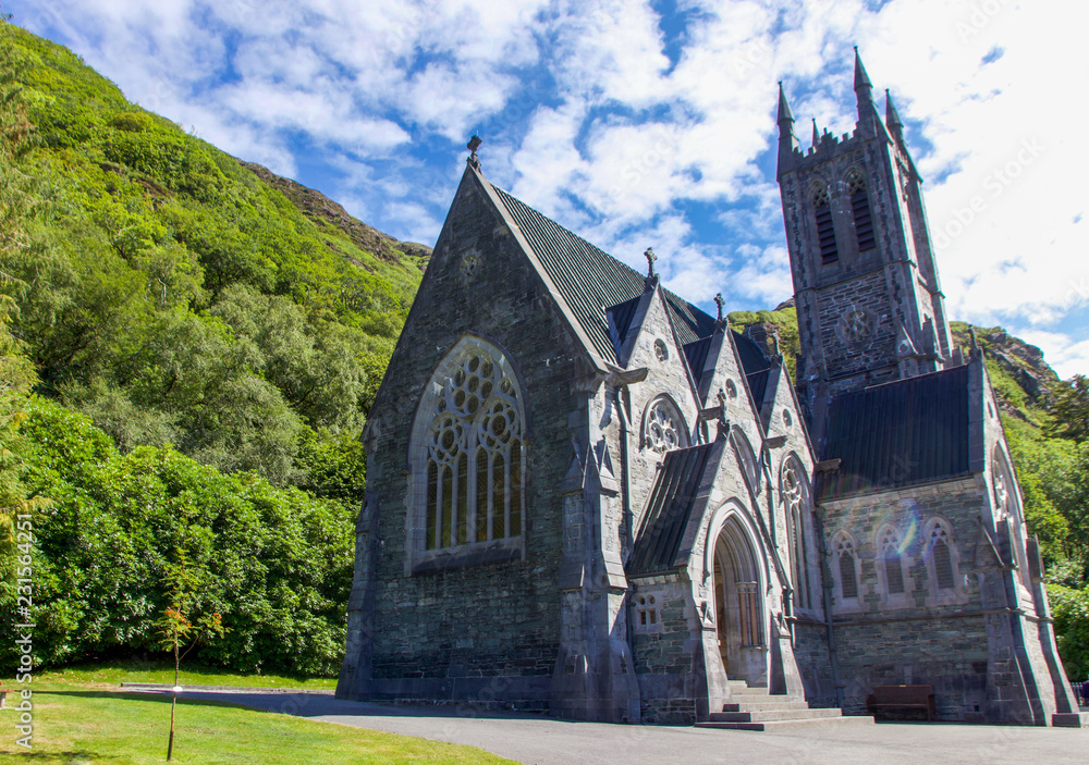 Kylemore Abbey’s Neo-Gothic Church, Connemara, Ireland