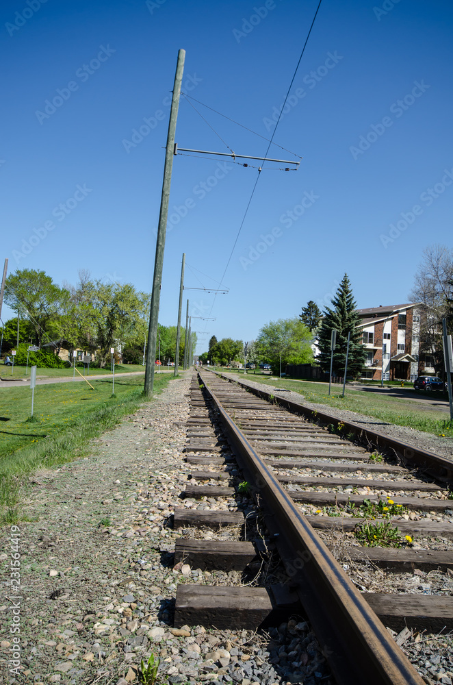 Railway Tracks made with Metal and Wood Railway Tracks made with Metal and Wood
