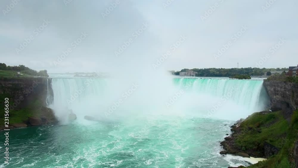 Misty Horseshoe Falls