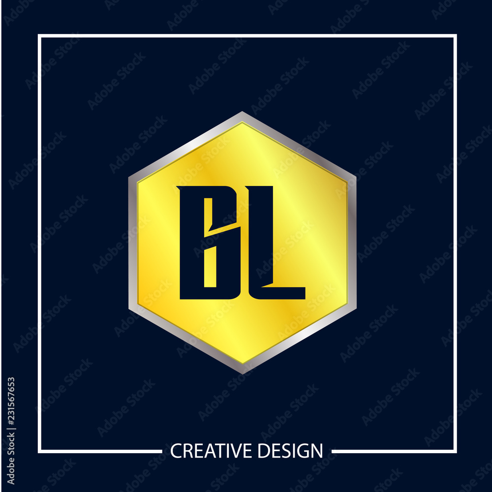 Initial Letter BL Logo Template Design Vector Illustration Initial Letter BL Logo Template Design Vector Illustration