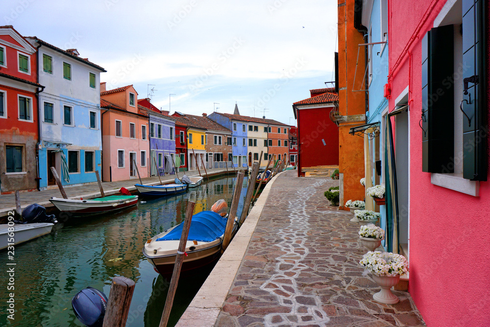 Fototapeta Burano island in Venice