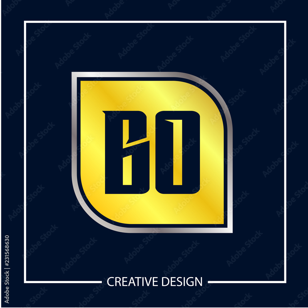 Initial Letter BO Logo Template Design Vector Illustration Initial Letter BO Logo Template Design Vector Illustration