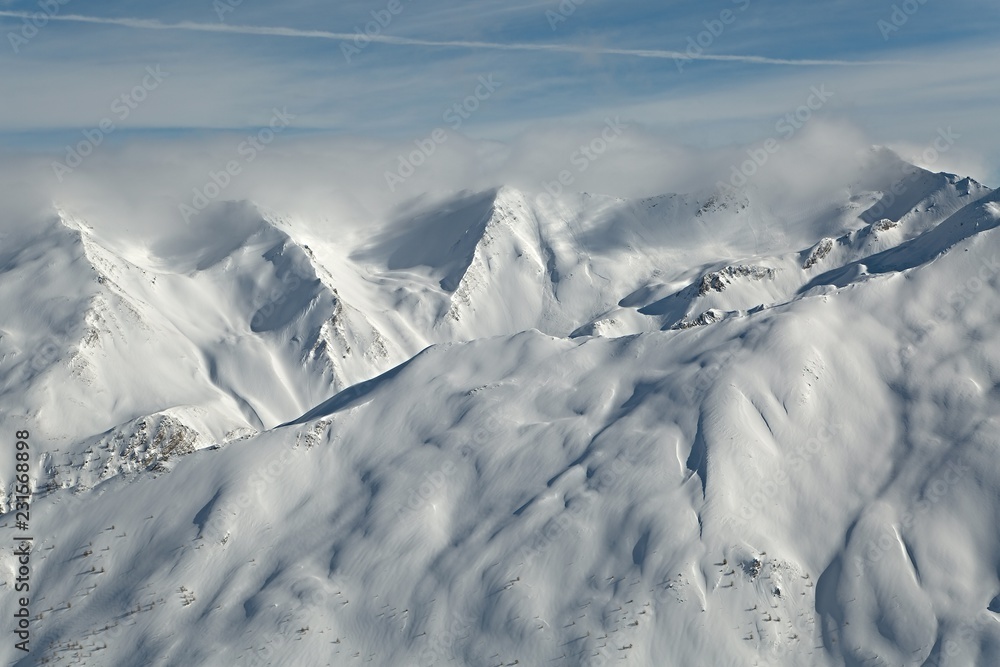 Mountains covered with snow Mountains covered with snow