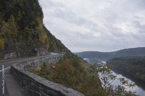 Wallpaper Mural curvy road along the river Torontodigital.ca