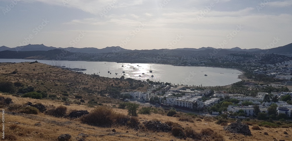 Bodrum landscape in Turkey