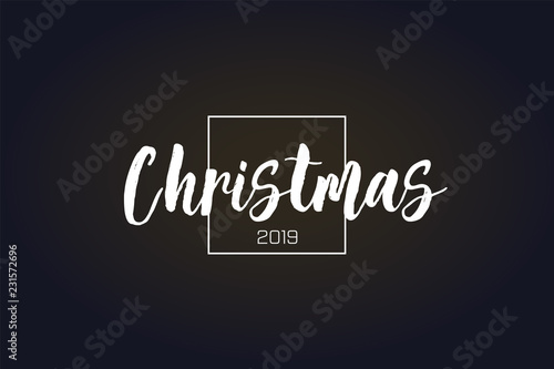 Merry Christmas vector text Calligraphic Lettering design card template. Merry Christmas lettering design. Vector illustration EPS10.
