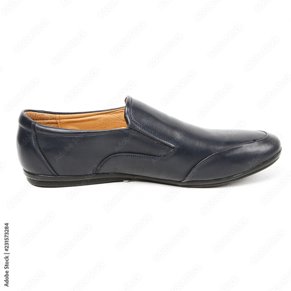 Office leathers man shoes isolated on white Office leathers man shoes isolated on white